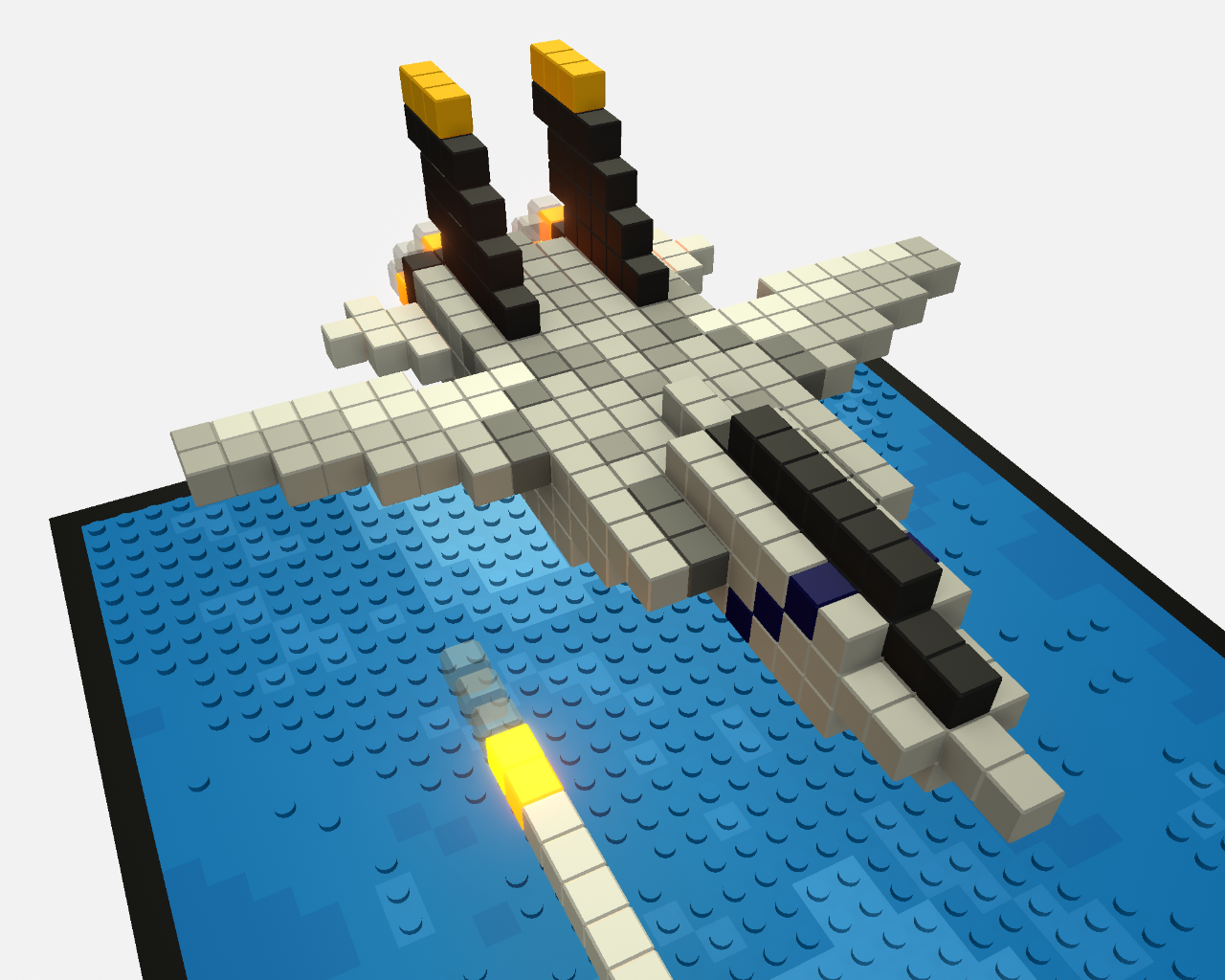 Low pass over water